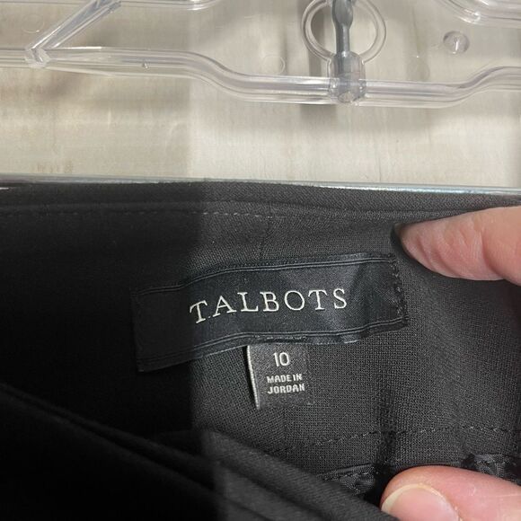 Talbots signature black pants slacks, size 10 - Picture 6 of 14